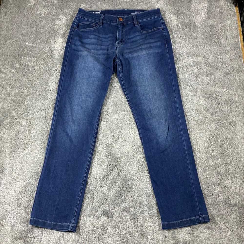 Mugsy Kinzies Jeans Mens 31x30 Blue Stretch Slim Straight Denim FLX4NKZ-31X30
